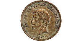 Médaille en Laiton Louis-Napoléon Bonaparte Acclamation du Plébiscite 1851