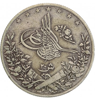 20 Qirsh - Egypte Argent