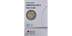 2 Euros Italie 2023 - Armée de l'Air BU