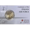 2 Euros Italie 2023 - Armée de l'Air BU