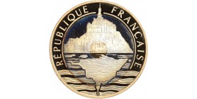 20 Francs en Or et Argent Bicolore Mont Saint Michel