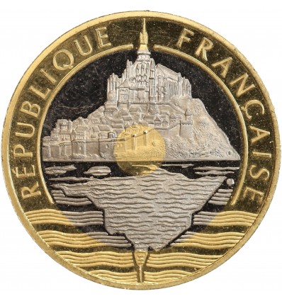 20 Francs en Or Bicolore Mont Saint Michel