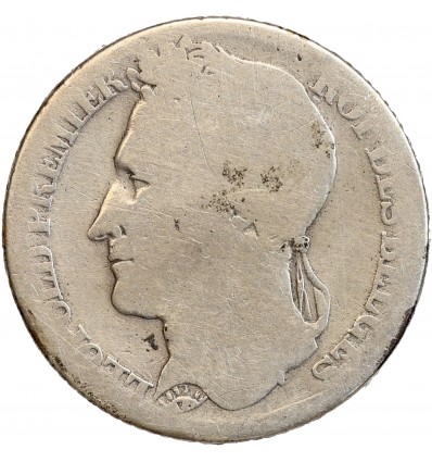 1 Franc Léopold Ier - Belgique Argent
