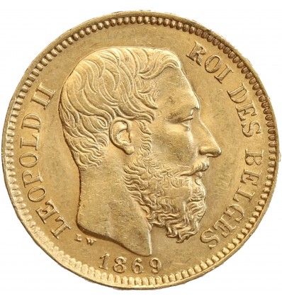 20 Francs Leopold II - Belgique