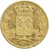 20 francs Louis XVIII Buste Nu