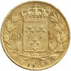 20 Francs Louis XVIII Buste Nu