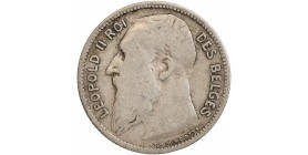 1 Franc Léopold II Légende Française - Belgique Argent