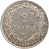 2 Francs Albert Ier Légende Française - Belgique Argent