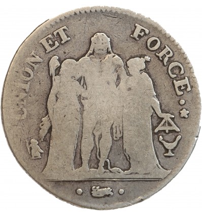 5 Francs Union et Force Union Serré