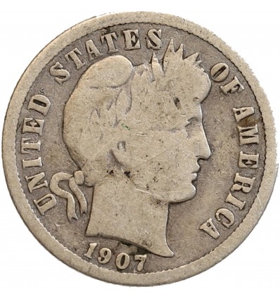 1 Dime Barber - Etats-Unis Argent