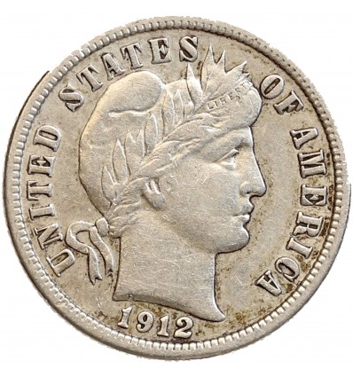 1 Dime Barber - Etats-Unis Argent