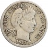 1 Dime Barber - Etats-Unis Argent