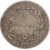 5 Francs Napoléon Empereur Type Intermédiaire