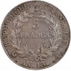 5 Francs Napoléon Empereur Calendrier Révolutionnaire