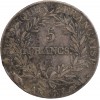 5 Francs Napoléon Empereur Calendrier Révolutionnaire