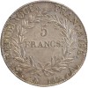 5 Francs Napoléon Empereur Calendrier Révolutionnaire