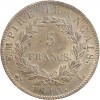 5 Francs Napoléon Ier Tête Laurée Revers Empire