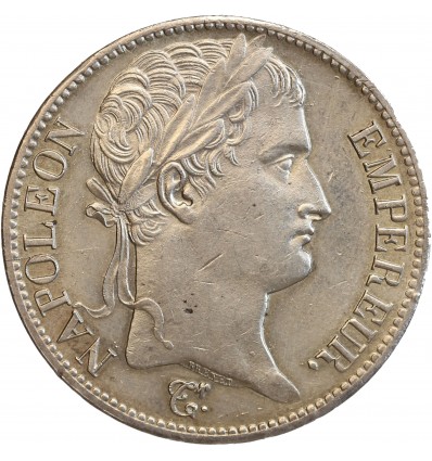 5 Francs Napoléon Ier Tête Laurée Revers Empire