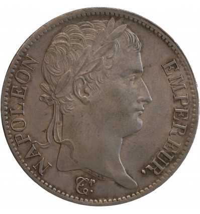 5 Francs Napoléon Ier Tête Laurée Revers Empire