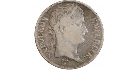 5 Francs Napoleon Ier Tête Laurée Revers Empire