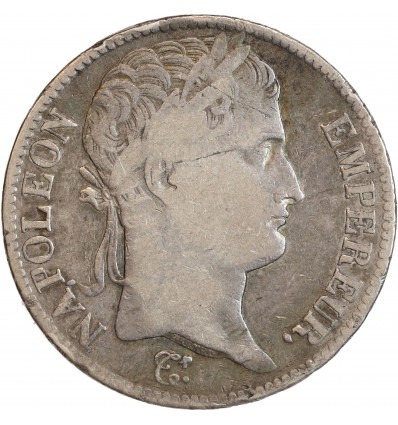 5 Francs Napoleon Ier Tête Laurée Revers Empire