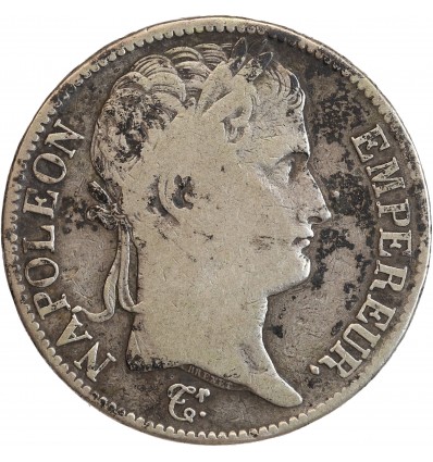 5 Francs Napoléon Ier Tête Laurée Revers Empire