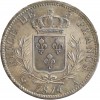 5 Francs Louis XVIII Buste Habillé