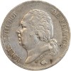 5 Francs Louis XVIII Buste Nu