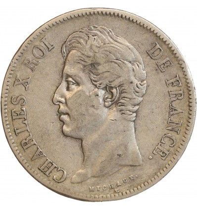 5 Francs Charles X 2ème type