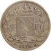 5 Francs Charles X Tranche En Relief