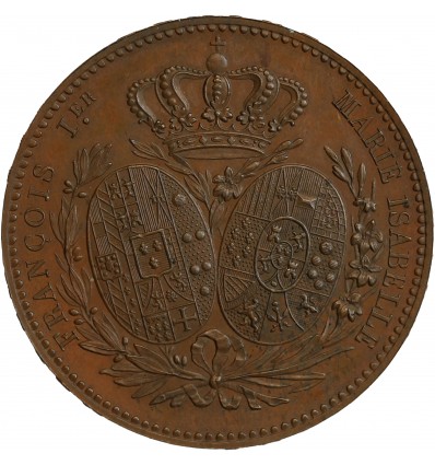 Module de 5 Francs, Monnaie de Visite, pour le roi et la reine des Deux-Siciles à la Monnaie de Paris