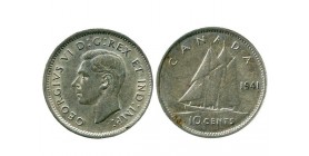 10 Cents Georges VI canada argent