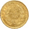 20 Francs Napoléon III Tête Nue