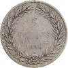 5 Francs Louis-Philippe Ier Tête Nue Sans le I Tranche En Creux