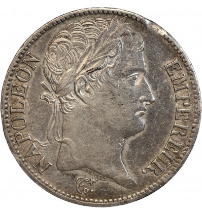 5 Francs Napoléon Ier Tête Laurée Revers Empire