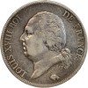 5 Francs Louis XVIII Buste Nu