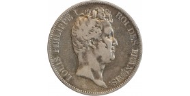 5 Francs Louis Philippe Ier Tête Nue Tranche Creux
