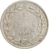 5 Francs Louis-Philippe Ier Tête Nue Tranche En Creux