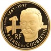 500 Francs Albertville - Pierre de Coubertin
