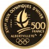 500 Francs Albertville - Pierre de Coubertin