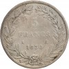 5 Francs Louis-Philippe Ier Tête Nue Tranche En Relief