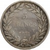 5 Francs Louis-Philippe I Tête Nue Tranche en Relief