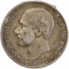 1 Peseta Alphonse XII - Espagne Argent