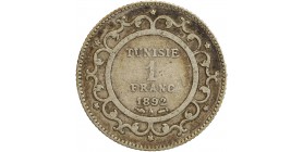 1 Franc - Tunisie Argent
