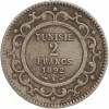 2 Francs - Tunisie Argent