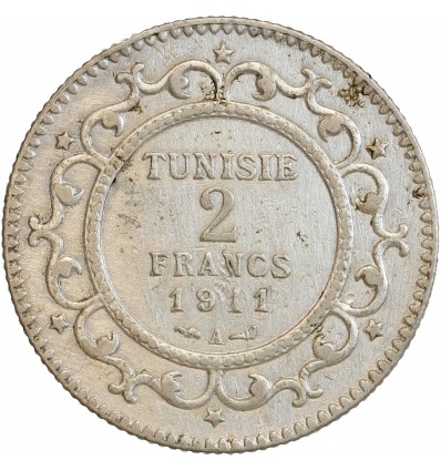 2 Francs - Tunisie Argent