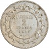 2 Francs - Tunisie Argent