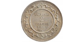 2 Francs Tunisie Argent