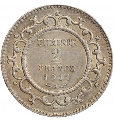 2 Francs Tunisie Argent