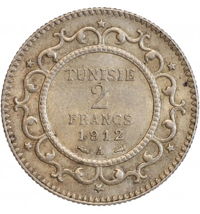 2 Francs Tunisie Argent